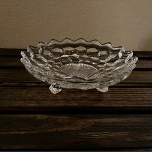 Vintage American Fostoria Bowl with feet